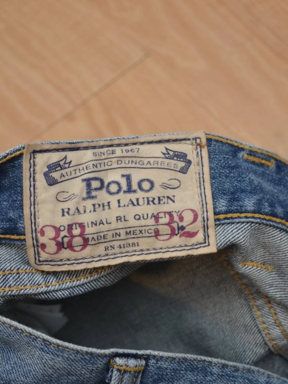 Polo Ralph Lauren Men's Authentic Dungarees Denim Jeans